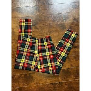 Vintage Clifford Wiliams Christmas plaid Preppy Retro style Made In England pant